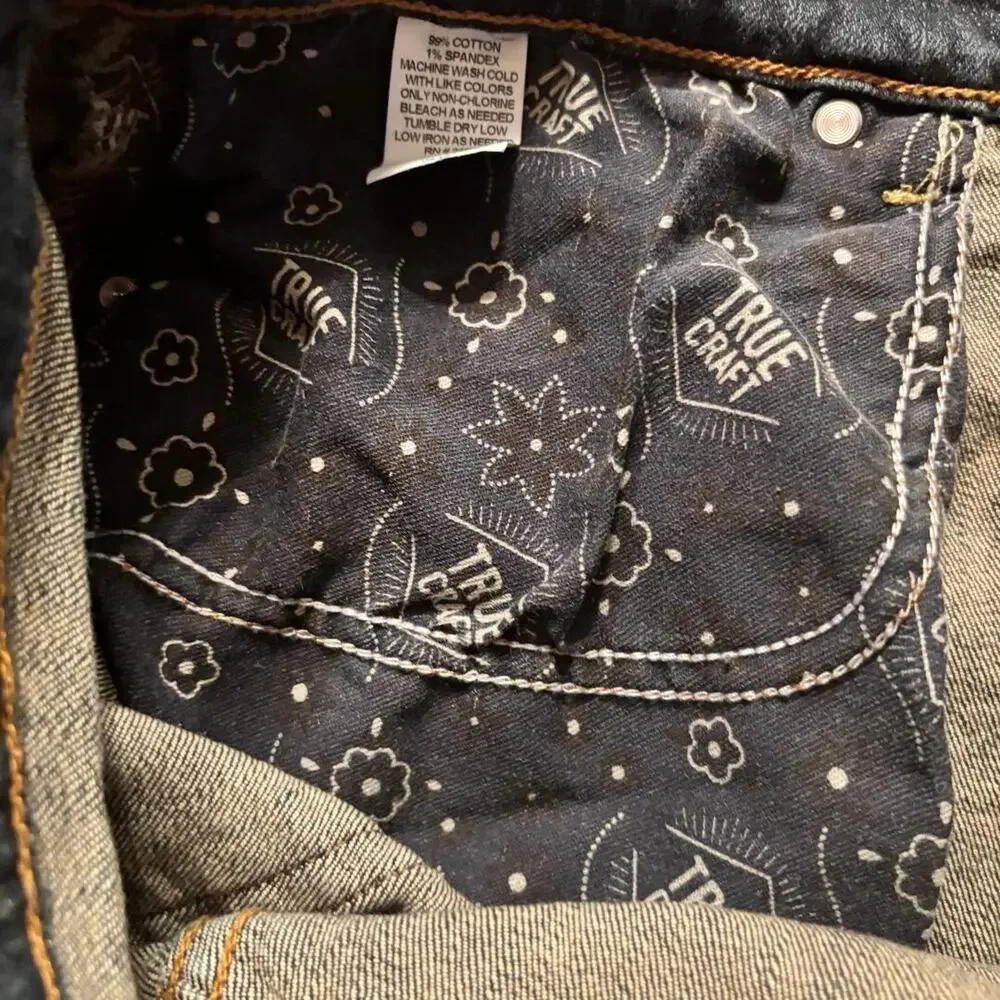 True Craft Athletic‎ Jeans Men's Size 30X30 (31X29) Stretch Mid Rise